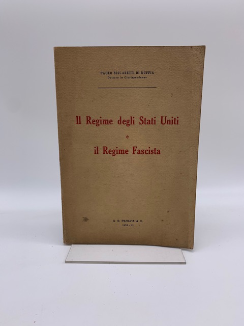 Il Regime degli Stati Uniti  il Regime Fascista